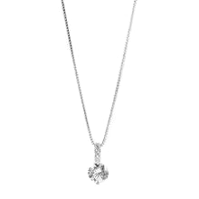 Collana di zirconi rotondi in argento sterling 925 di moda, stile minimalista, ciondolo girocollo, regalo per feste per gioielleria raffinata da donna