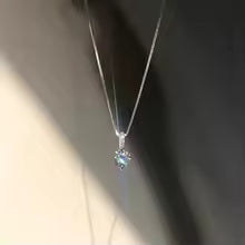 Collana di zirconi rotondi in argento sterling 925 di moda, stile minimalista, ciondolo girocollo, regalo per feste per gioielleria raffinata da donna